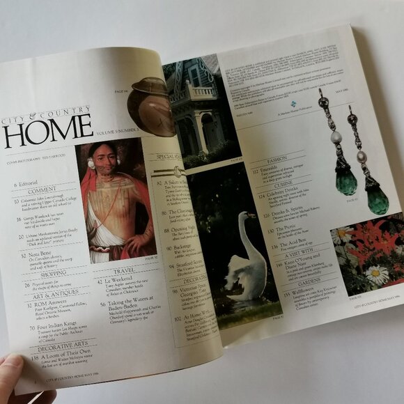 May 1986 City & Country Home Magazine Canadian Lifestyle Interior Stratford - Picture 2 of 6